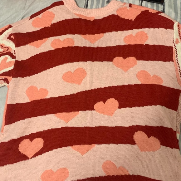 Crazy Valentine’s Day Graphic Sweater - Picture 2 of 3